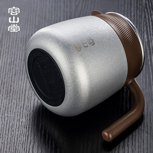 Rongshantang stainless steel teapot teapot covered with titanium liner stewed teapot insulation kettle household stuffy teapot hot water kettle stewed teapot teapot teapot stainless steel coated titanium inner bladder stewed teapot ice crystal 0.7L