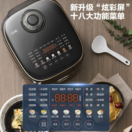 苏泊尔（SUPOR）电饭煲电饭锅家用5-8-10人蓝钻球釜22分钟柴火饭快煮饭 SF40FC897 4L