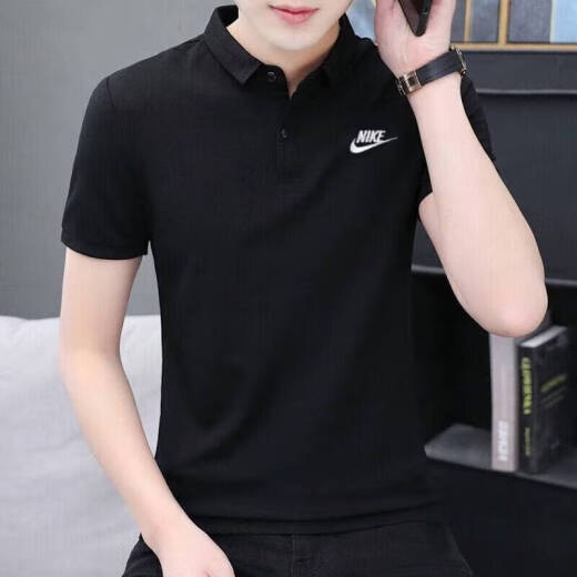 耐克（NIKE）t恤女装 2025夏季新款运动服情侣休闲服翻领全棉透气Polo衫男短袖 FN3895-010/偏大/晒图退5【元】 S /165/84