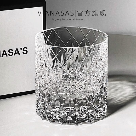 VIANASA S British royal family's same Yuanlei K9 crystal cup lead-free whiskey glass high-end foreign wine glass gift box Yuanlei K9 crystal cup (single gift box) 290ml 1 piece