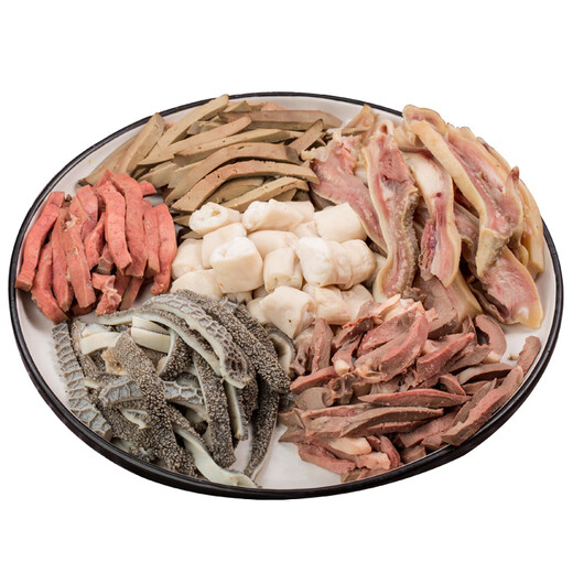 阿牧特内蒙古特产羊杂汤生鲜生羊杂羊肚羊心羊肺羊肝袋装半成品 原味羊杂4包 1392g