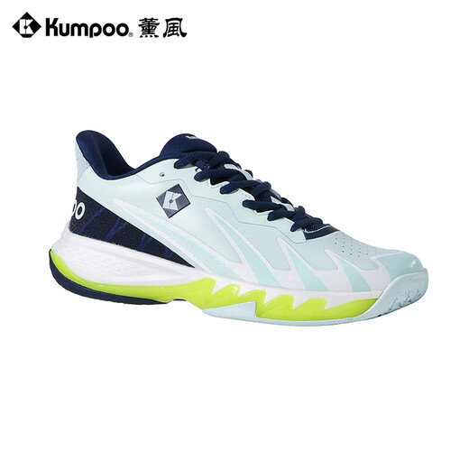 KUMPOO 2025 nuevos zapatos de bádminton Shura G828 antideslizantes, amortiguadores, transpirables KUMPOO, calzado deportivo de competición y entrenamiento profesional aqua/azul marino 41