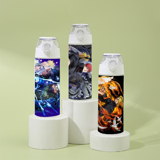 Seiri Animación Naruto Copa de agua de paja conjunta Itachi Naruto Obito Obito de estudiantes de estudiantes de estudiantes de estudiantes de estudiantes resistentes a la copa de paja 580ml FF3291 Naruto