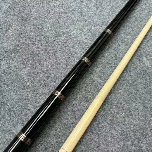 Three big heads, middle head split high-end silver ring nine-ball chasing points Chinese black eight replica 1 1 handmade billiard cue Zhengtu 3 single pole + pole bag middle head 11.5mm