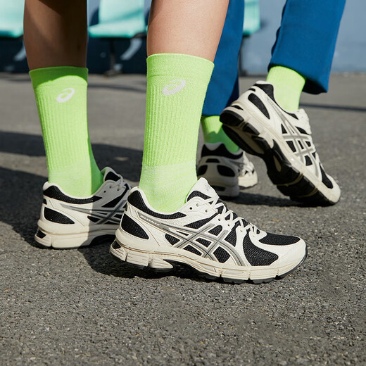 亚瑟士（asics）跑鞋女GEL-EXALT 2稳定减震透气运动鞋1012B868-102 黑色/灰色 36
