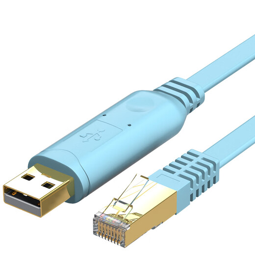 TENGFEI console serial port debugging line shielded crystal head USB to RJ45 control line switch router configuration line con port switch conversion line