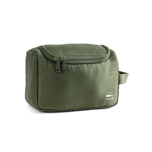 Fengzhu Travel Portable Cosmetic Bag Anti-fall Toilet Bag Small Portable Simple Skin Care Product Storage Toilet Bag for Men and Women Forest Green-Toiletries Bag