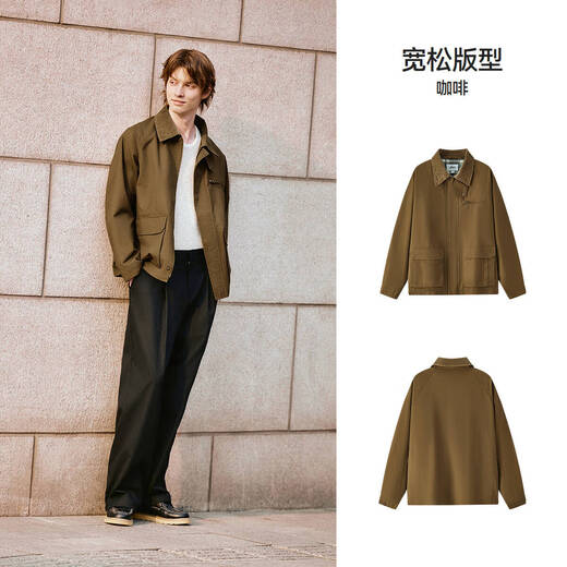 Semir pure cotton jacket men's Barn style work jacket men's corduroy jacket autumn loose top 101524108201