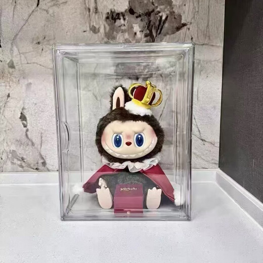Sailoto labubu display box enamel labubu display box king labubu blind box storage box pendant transparent dustproof extra large labubu storage box
