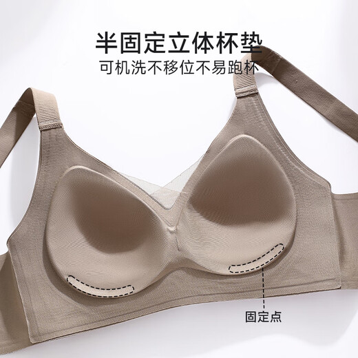 都市丽人粉底液内衣女士胸罩薄款2025年新款聚拢上托提拉小胸显大运动内衣