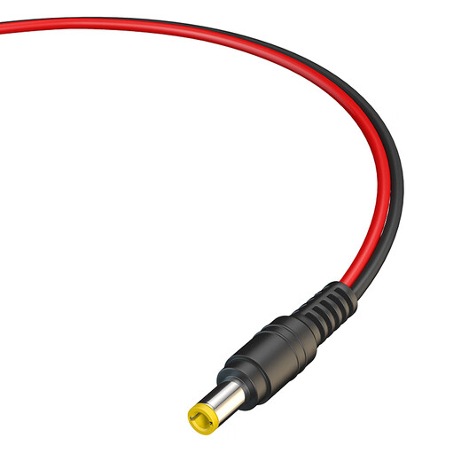 视明通 12V无氧铜芯 DC电源接头插头红黑线SMT-GTX/10监控接头电源线 5.5*2.1