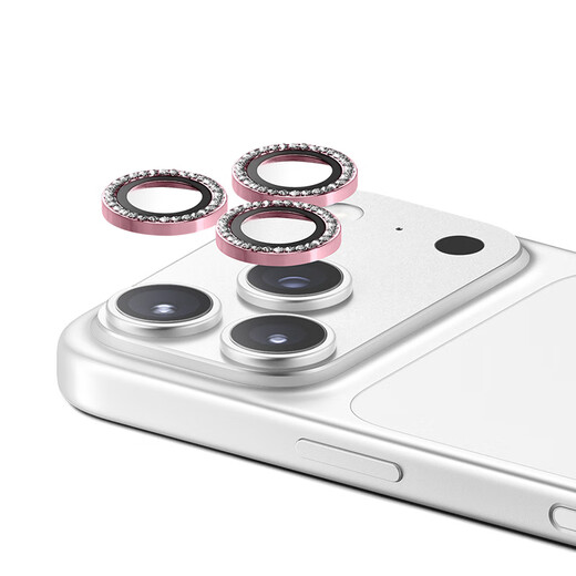 CASETIFY HD mobile phone lens protective film shiny lens film suitable for iPhone17/16/15 Air/Plus/Pro/Max shiny lens film-Sakura Pink iPhone 17Pro & 17 ProMax