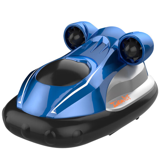 Rongdetang Mini-Sechskanal-Fernbedienung U-Boot Schnellboot Atom-U-Boot Kleine Fernbedienung Luftkissen-Fernbedienung U-Boot Hellviolett Schnellboot Silbergrün 2,4 G Standard + USB-Ladegerät – Akku-Schraubendreher hinzufügen