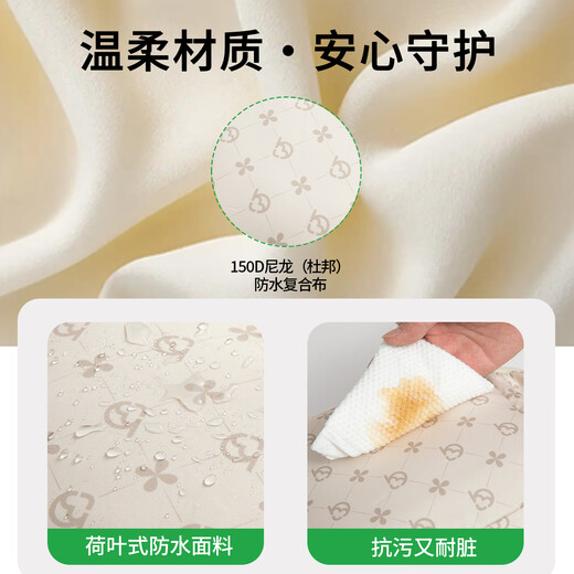 宝宝三baobaosan婴儿推车挂包遛娃神器置物袋通用推车配件轻便妈咪收纳 珍珠灰（升级防水款）