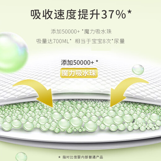 佳婴氧气森林拉拉裤XXXL码64片（16-18KG)全包臀婴儿尿不湿亲肤成长裤