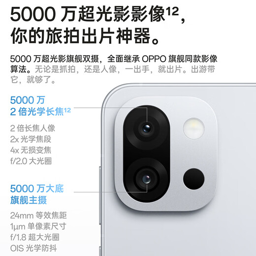 OnePlus 13T New 5G Mobile Phone Snapdragon 8 Extreme Edition Glacier Battery Super Performance Small Straight Screen OPPO Morning Mist Gray丨16GB+256GB Official Standard Configuration