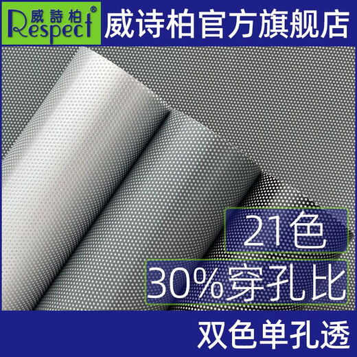 Clcey Weishibo Wall Panel Dekoration Selbstdekorative perforierte Film Single Loch transparent zweifarbig perforiert