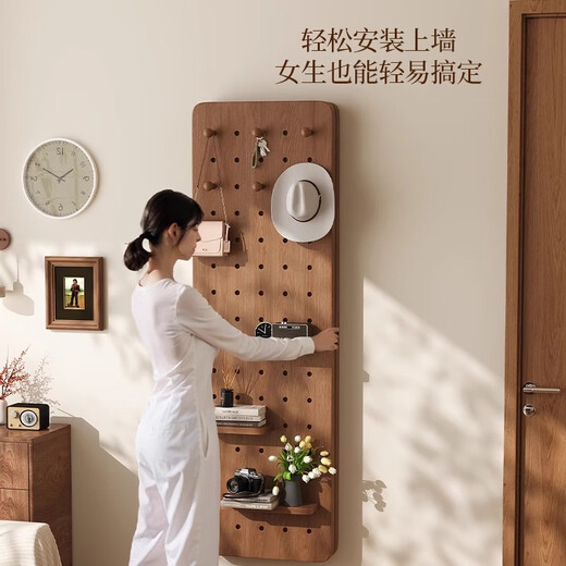 Qiyin Pavilion Eingangstür Loch Panel Dressing Spiegel versteckter Push-Pull Ganzkörperspiegel für den Haushaltsgebrauch kann die Wandvermielspiegel schließen lassen