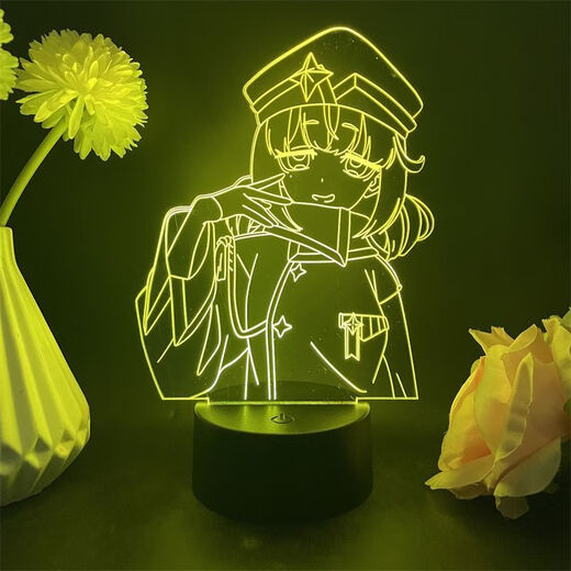 Pretty photo shoots and dreams of becoming a magic girl figure USB night light dance Shina Duna Kelis Tenkawa Kaorko anime 4877 Tenkawa Kaorko black background 16 colors + remote control + usb + battery compartment