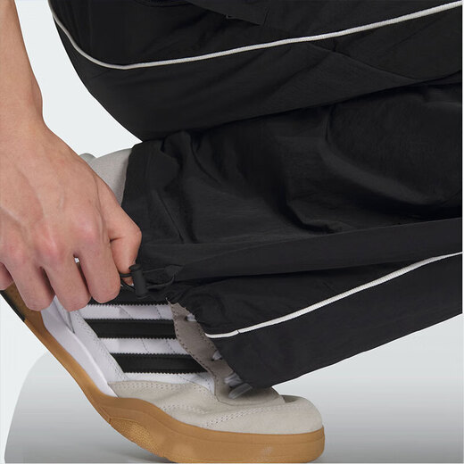 Adidas Men's Pants Autumn New Product RAC WV TP Valentine's Day Loose Sports Pants Motorcycle Wear JM8039/Black 2XL