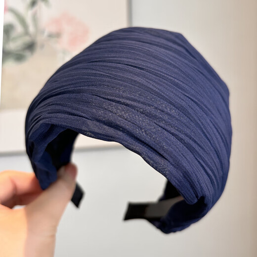 Tianzhu Pavilion Hairband to cover white hair, wide edge to cover the white hair on the top of the head, female headband, pressed hairpin, hair binding headdress, middle-aged and elderly 03# coffee color