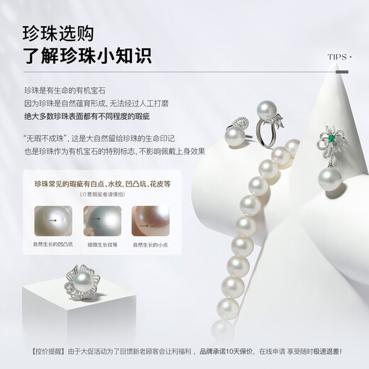 Queen of Pearls S925 Silver 8-9mm Akoya Seawater Pearl Pendant Round Highlight Pendant Birthday Gift 7-8mm