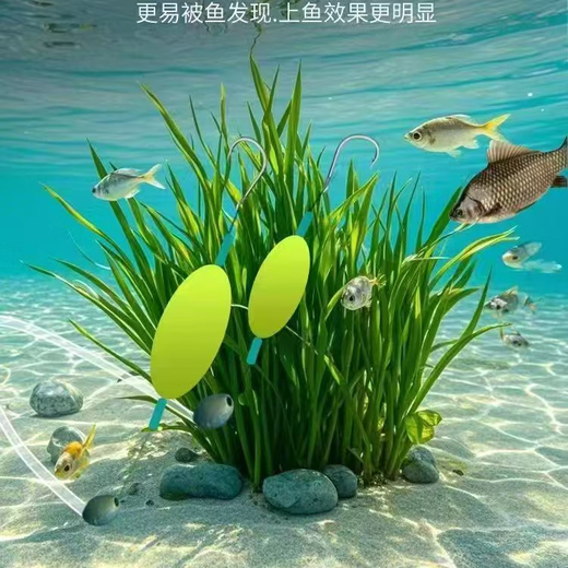 In-water mink finished anti-bottom fishing suspended sub-line double hook set European carp hook anti-off-bottom fishing set tied with big Iseni fish hooks value pack 5 sets anti-bottom line double hook Iseni barbed No. 8 hook