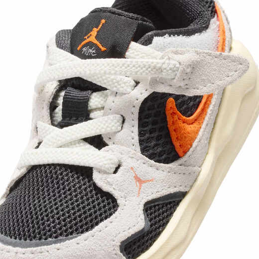 Nike Jordan baby breathable lightweight comfort shoes winter boys and girls baby sports shoes JORDAN HQ0508 018 black/starfish orange/sail white/coconut milk color 27