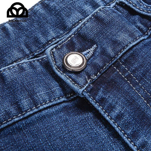 Jeep Spirit Jeep printemps et été en coton mince jeans pour hommes d'âge moyen de l'âge moyen de grande taille, grande taille décontractée papa respirant long 3891 Zhonglan Thin Style 38 [3 pieds]
