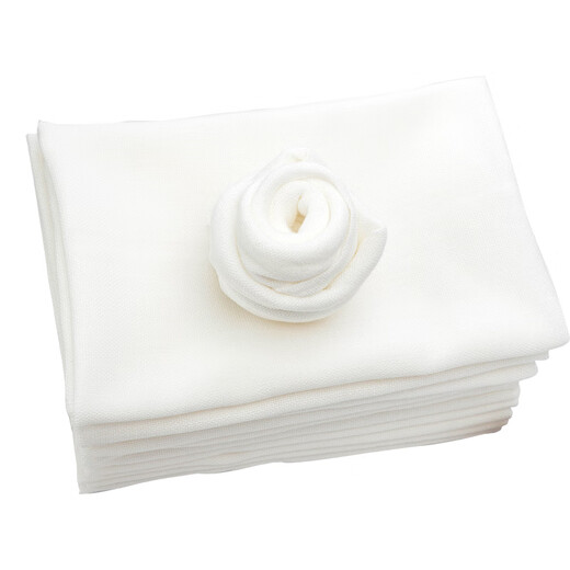 PURCOTTON cotton era diaper gauze pure cotton newborn baby washable cotton gauze newborn baby cloth diaper ring diaper 40*80cm single layer skim gauze cloth diaper 10 pack_ M