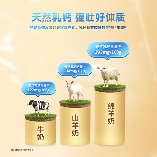 贝特佳绵羊奶较大婴儿配方2段二段（6-12月）825g进口奶源
