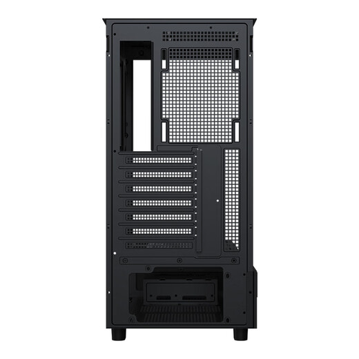 先马（SAMA）惊鸿 黑色ATX海景房游戏电脑主机箱 270°全景/双面玻璃/支持360水冷/9风扇位/427mm长显卡/U2+U3