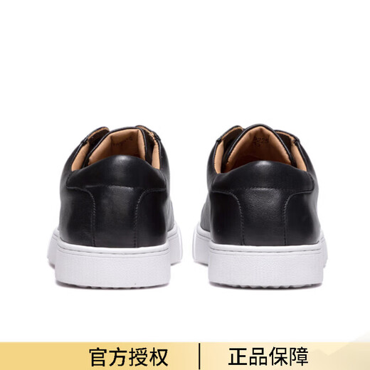 MNSMIN法国奢侈品男鞋高档四季款牛皮系带休闲小白鞋日常通勤板鞋时尚潮 黑色9225 38