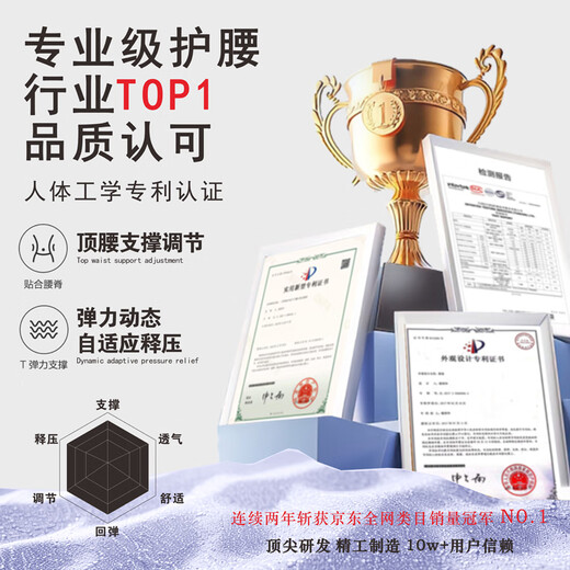 Jingdong Tokyo ergonomic lumbar cushion backrest office car student chair cushion lumbar support lumbar spine back cushion