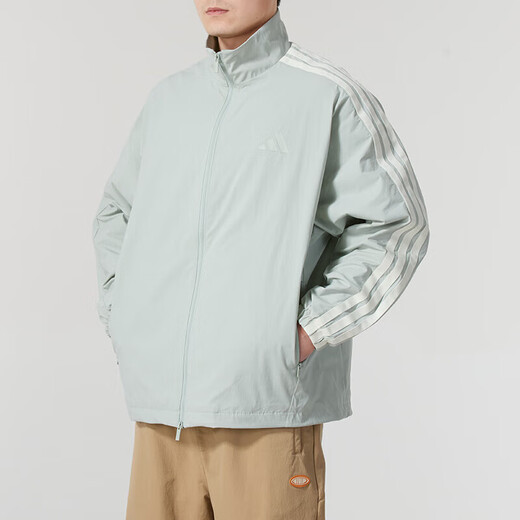 阿迪达斯 （adidas）男装2025夏季新款防风跑步夹克时尚针织外套 JL6092 XS