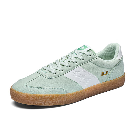 Kappa -Frauenschuhe, DE Trainingschuhe für Frauen 2025 Sommer neuer Trend Freizeitschuhe Leicht weicher Sohle modischer vielseitiger Brettschuhe See Wassergrün/Klassiker Weiß 36