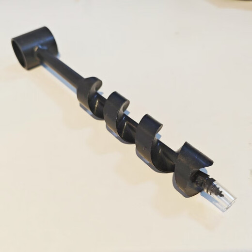 An Junsheng hand screw drill, manual woodworking drill, extended twist drill bit, outdoor deep hole opener, reamer, hand drill punch, length 260mm, diameter 13mm (without wooden stick), outdoor woodworking hole opener, hand screw type