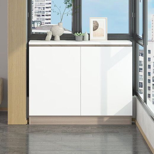 Huang Yusen balcony storage cabinet bay window storage cabinet sun protection waterproof storage cabinet cabinet custom wall household sundry high and low cabinet other styles color size customization special shooting