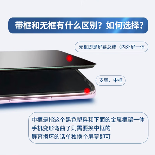 FeiShuBao is suitable for Huawei Honor 20 screen assembly with frame YAL-AL00 mobile phone internal and external LCD touch screen brand new Honor 20 screen assembly frameless/new