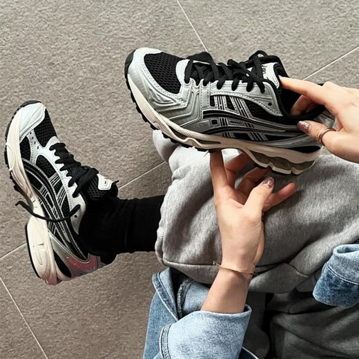 亚瑟士（asics）kayan 14 潮流男女银色复古休闲跑步鞋1201A019-200 浅蓝色1203A537-106 46 290mm