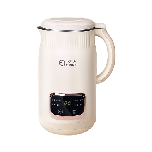 Yangzi (YANGZI) machine à briser les murs machine à lait de soja entièrement automatique multifonctionnelle sans cuisson sans filtre ménage petit 5-6 personnes 2025 nouvelle machine de cuisson de chauffage de grain machine de nourriture supplémentaire rendez-vous en appuyant sur Haoyuebai star même style + rendez-vous 12H + lame en acier inoxydable 1,2L