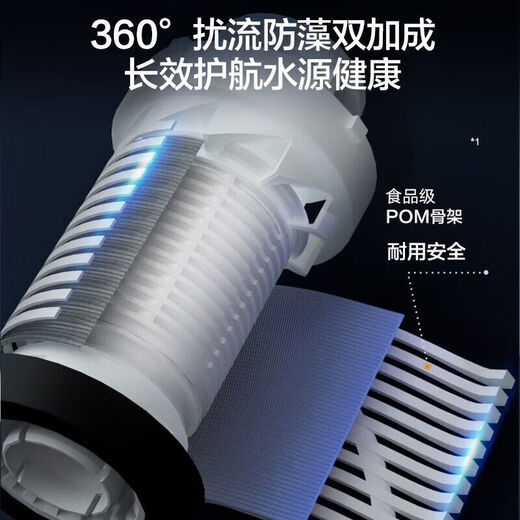 安吉尔前置过滤器家用冲洗自来水净水器全屋流量中央净水机长效防藻3524 3524前置