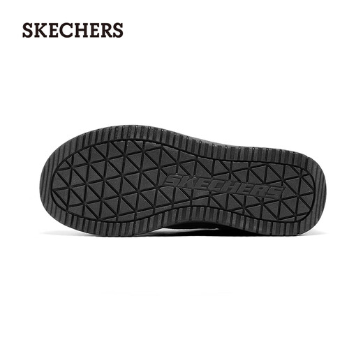 Skechers flash shoes | Winter new men's shoes, comfortable casual shoes, warm plus fleece cotton shoes, snow boots 205606, all black/BBK 41