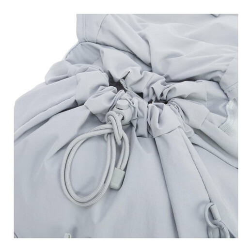 North Face Breeze Fashion Logo Sac à dos en nylon imprimé pour les femmes gris gris froid gris