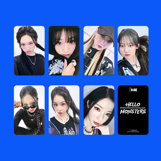 
BABYMONSTER Strange Treasure HELLO BABYMONSTER Special Combination Card RUKA RORA Small Card HELLOBABYMONSTER Support Stick Card A (a model