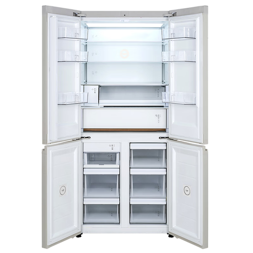 Toshiba (Toshiba) Toshiba/Gr-RF687/688/683/560/561 Big White Apricot Bacteria und energiesparender Haushaltskühlschrank Yujin Apricot GR-RF683WI-PG1B8 2