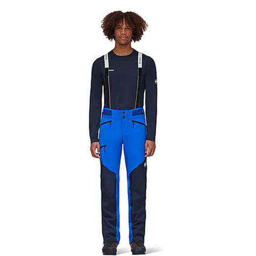 Mammut Herrenhosen EiFeld Guide So im Freien winddicht, warm, atmungsaktiv, abgenutzt, Männer-Riemen-Ski-Ladungshose Azurit/Nacht One Size 36