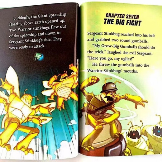 [Peking Pick Book] Klick-to-Lead-Version von Viagra Roboter 9 Bände Mighty Robot Geschenkbox Full Color English Kinderbuch Star Wars 10 Bände