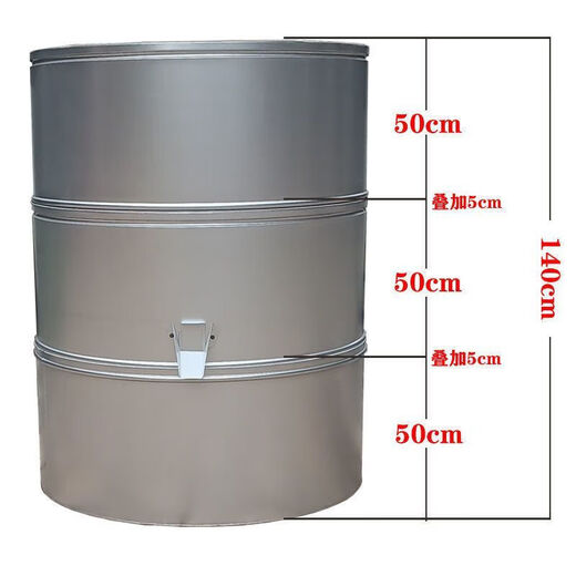 Shantou Lincun thickened insect-proof home-loaded wheat granary, national scientific grain storage warehouse, extra thick corn-loaded grain storage warehouse, diameter 70, height 140, grain storage 850 Jin, Jin equals 0.5 kg