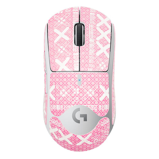 Logitech (G) GPW 3rd Generation Wireless Gaming Mouse PRO 2nd Generation Upgraded Edition Shit King 3rd Generation E-Sports Mechanical Lightweight Charging Macro Eating Chicken Valentine's Day Gift for Boyfriend GPW3 Generation White - Printed Powder All-Inclusive Anti-Slip Sticker